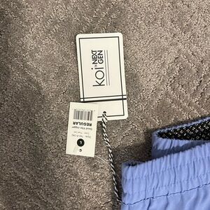 Koi Nextgen Good vibes scrub pants size L Ceil blue